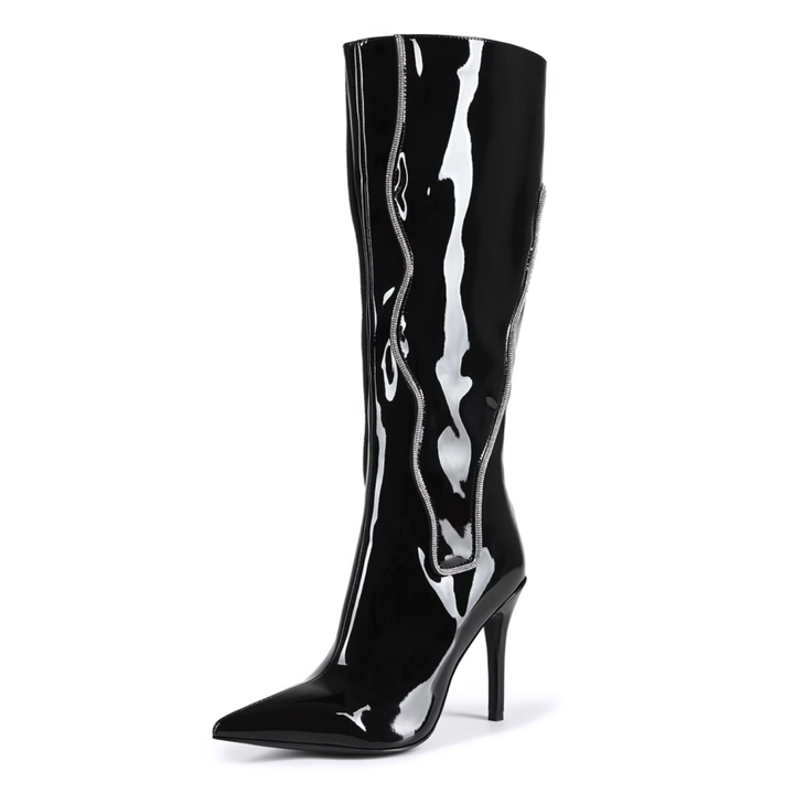 UIZNO Stiletto Heel Knee High Boots