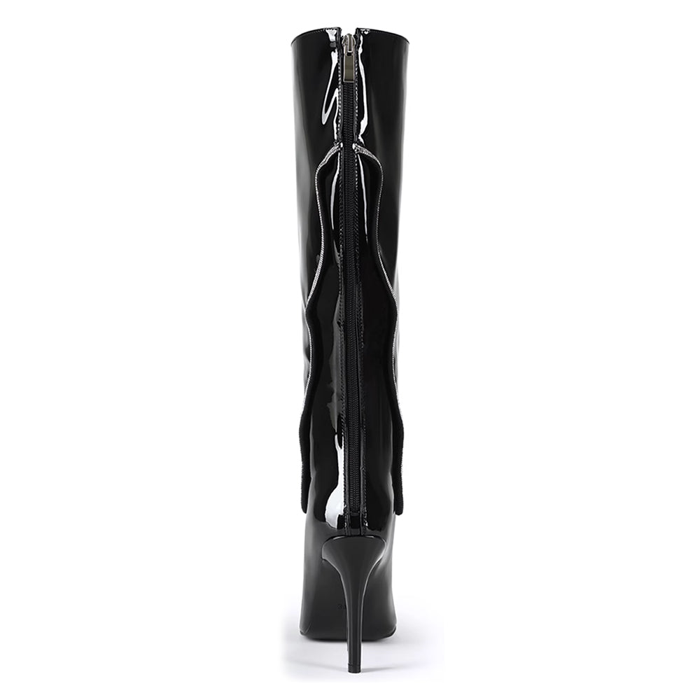 UIZNO Stiletto Heel Knee High Boots