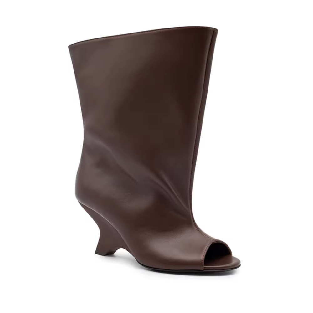 FLECI Sculptured Heel Ankle Boots