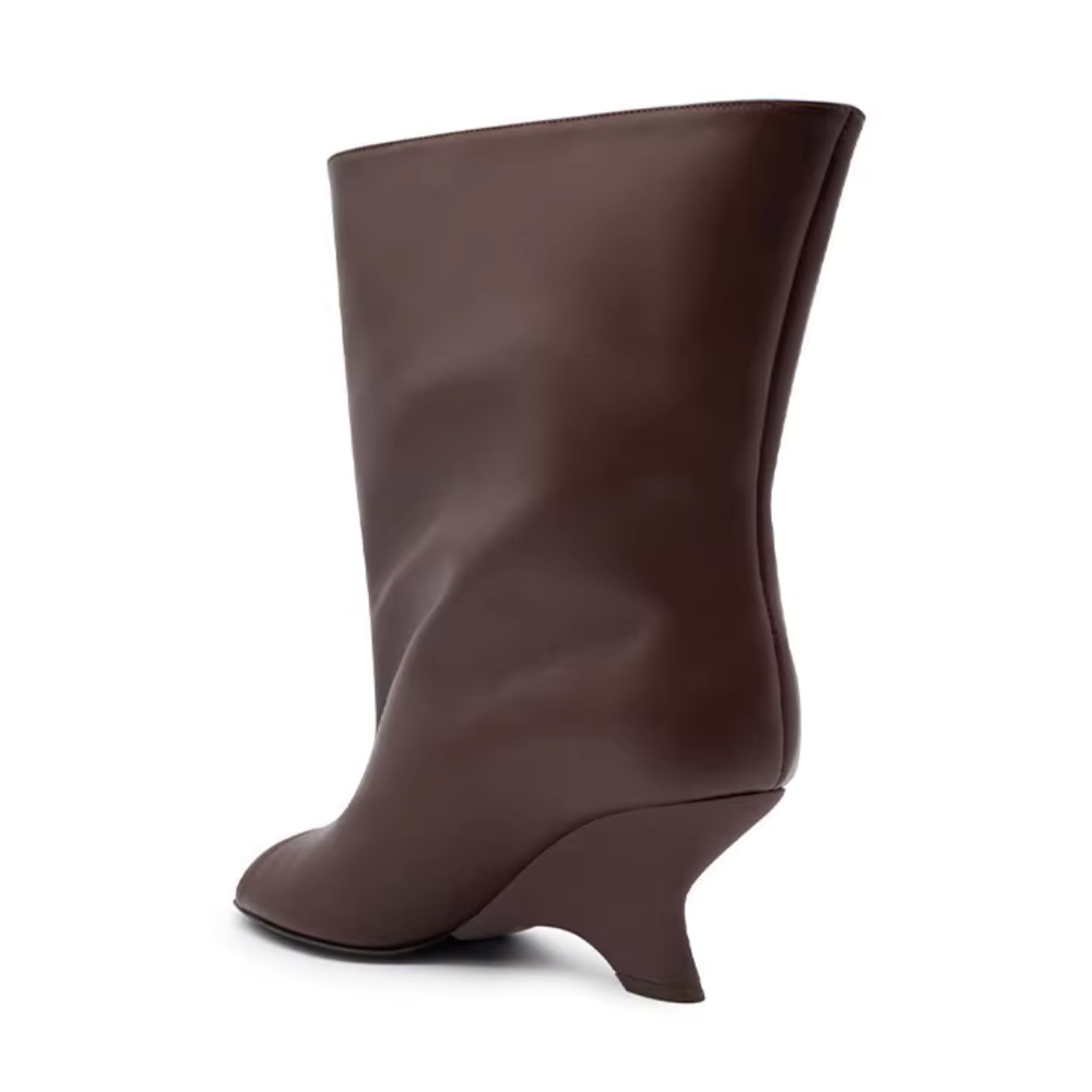 FLECI Sculptured Heel Ankle Boots