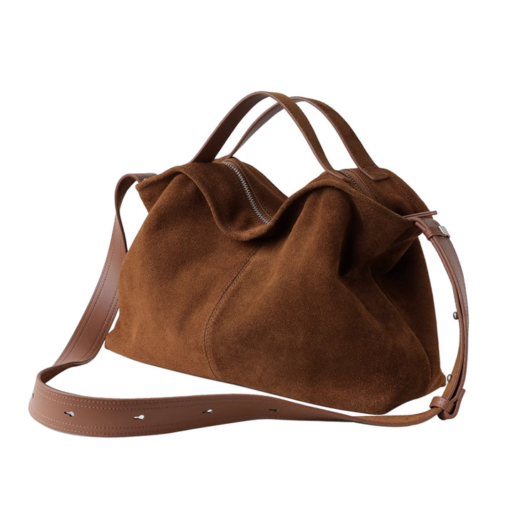 FUOIZ Suede Cross Body Bag