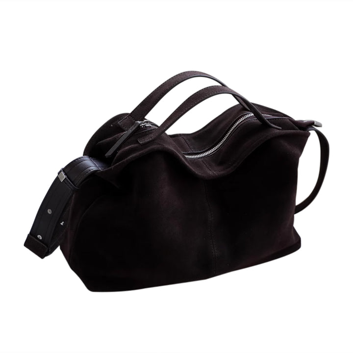 FUOIZ Suede Cross Body Bag