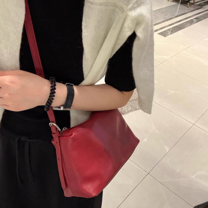 JIPBO Leather Cross Body Bag