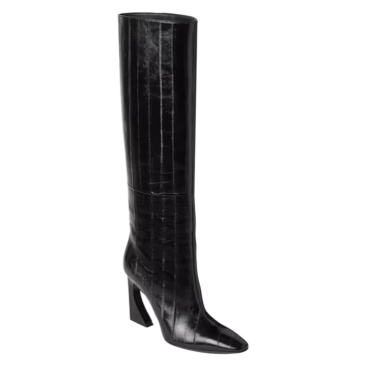 YAMUW Leather Knee High Boots