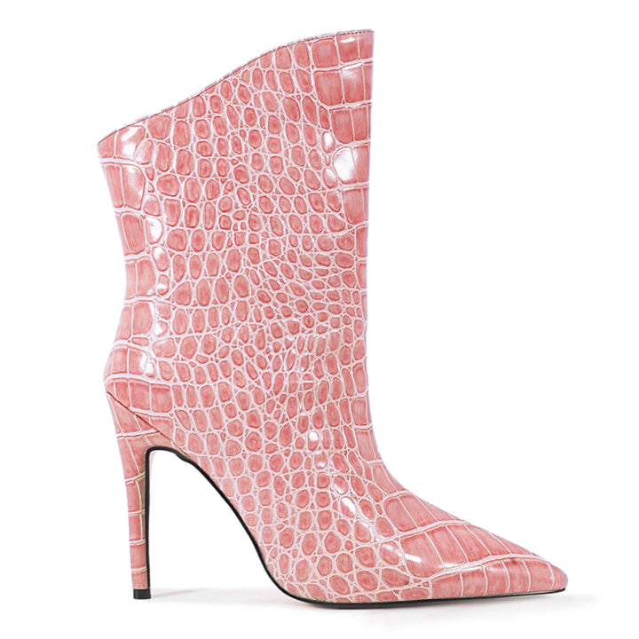 SEVTI Leather Ankle Boots - 10cm