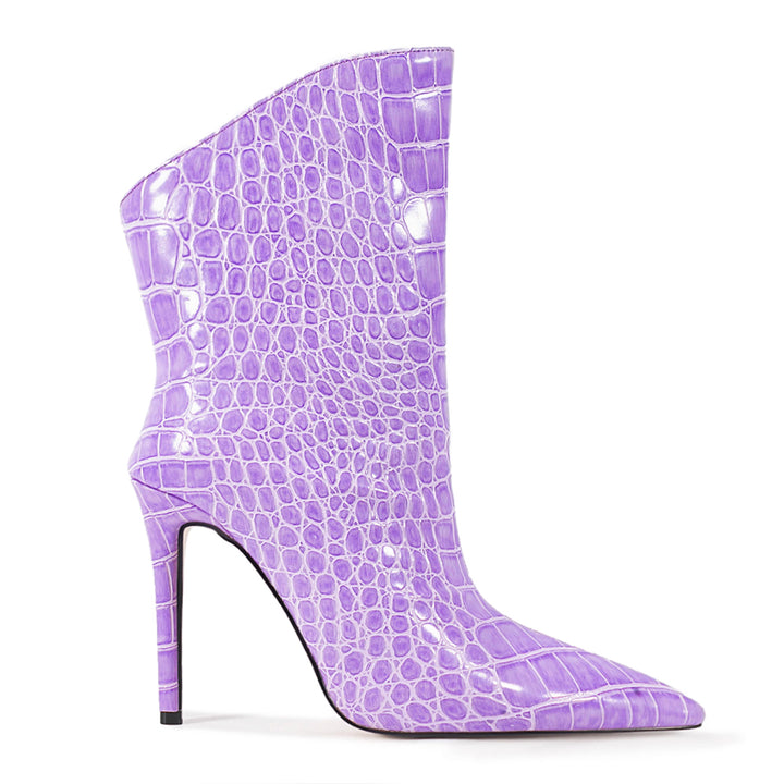 SEVTI Leather Ankle Boots - 10cm