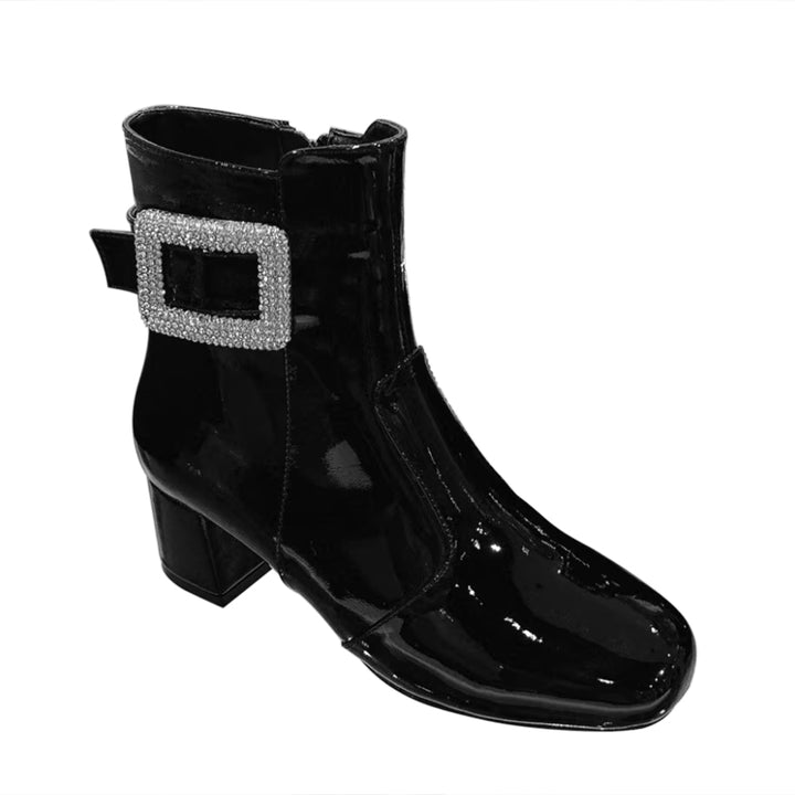 RUVPH Block Heel Ankle Boots