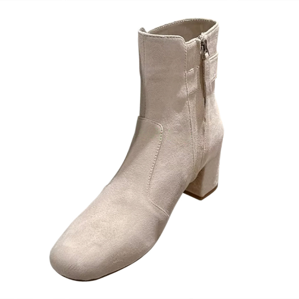 RUVPH Block Heel Ankle Boots