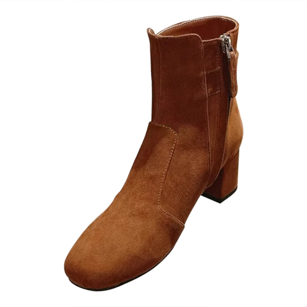 RUVPH Block Heel Ankle Boots