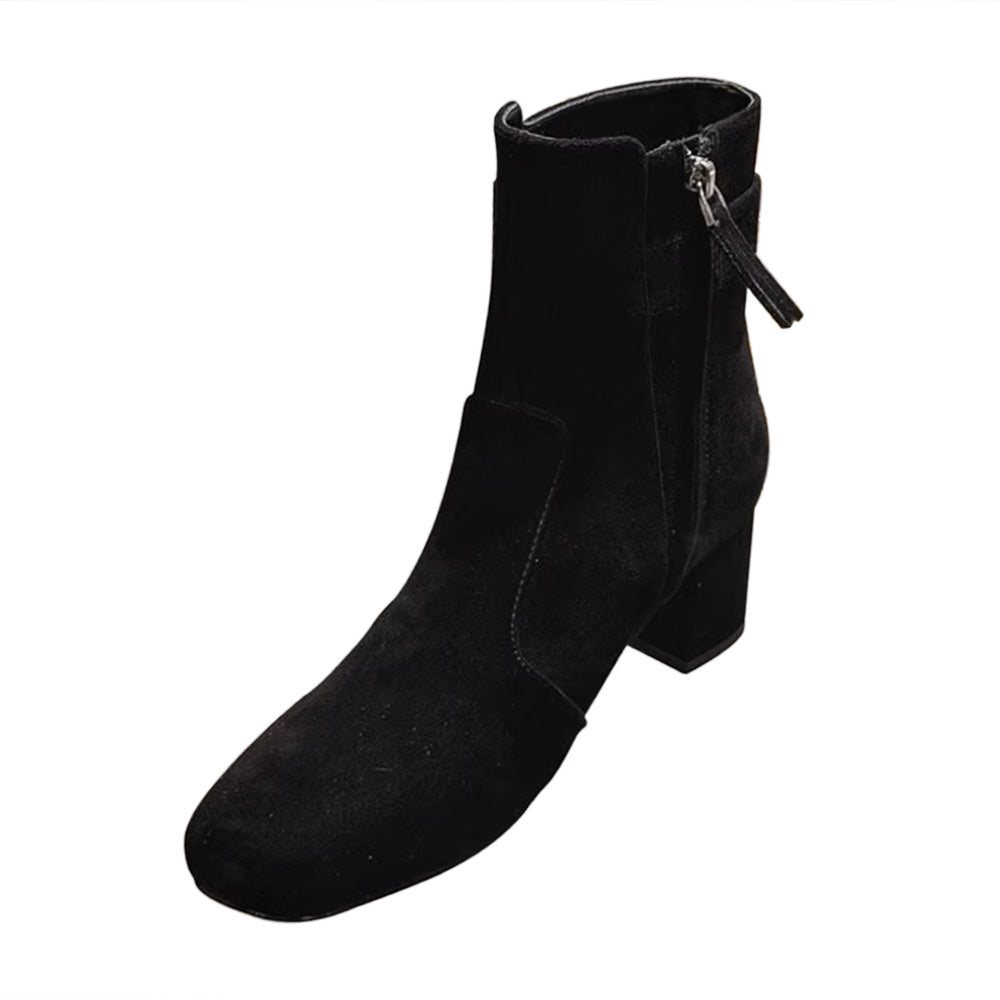 RUVPH Block Heel Ankle Boots