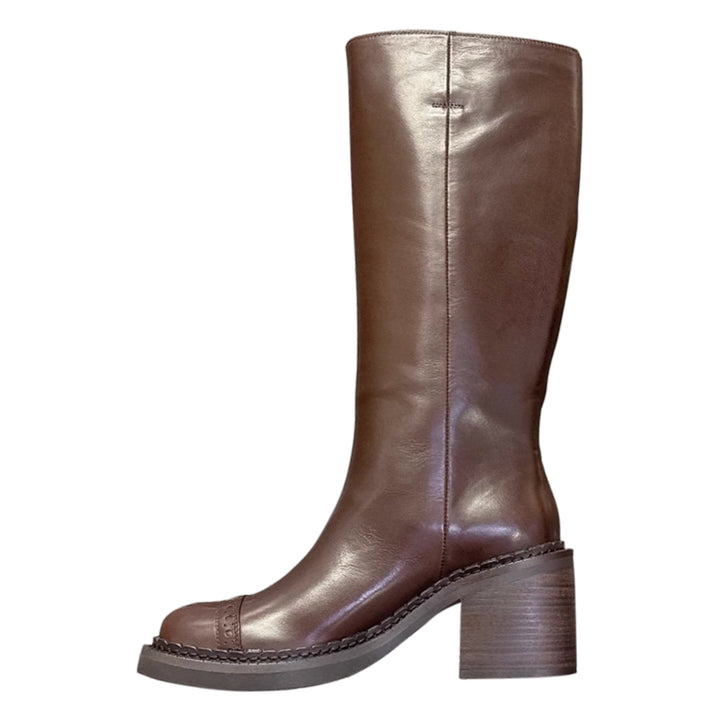 LUVHA Block Heel Knee High Boots