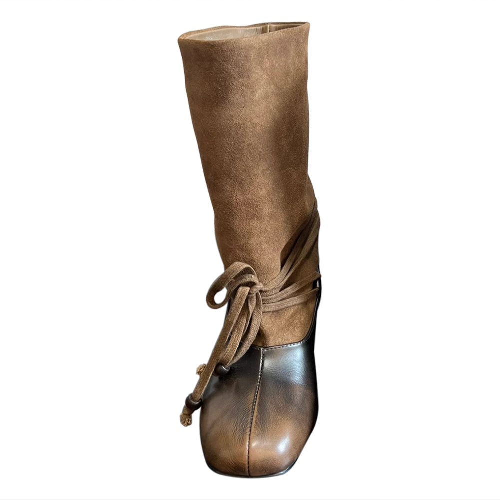 KOSDI Block Heel Ankle Boots