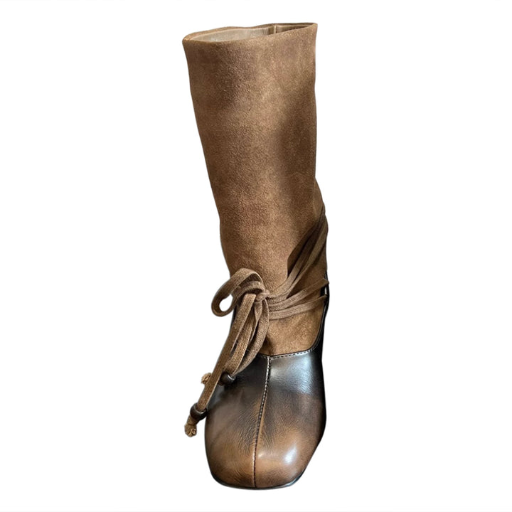 KOSDI Block Heel Ankle Boots