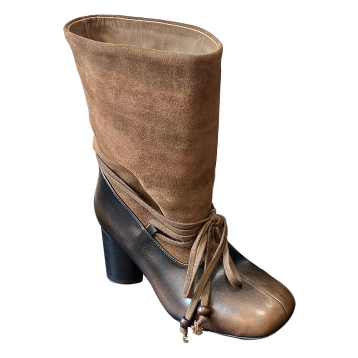 KOSDI Block Heel Ankle Boots