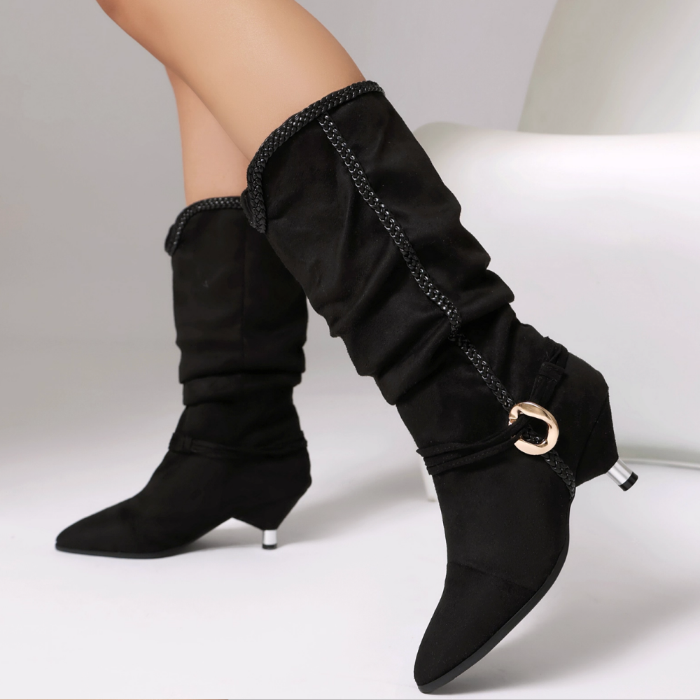 SEVKO Suede Ankle Boots