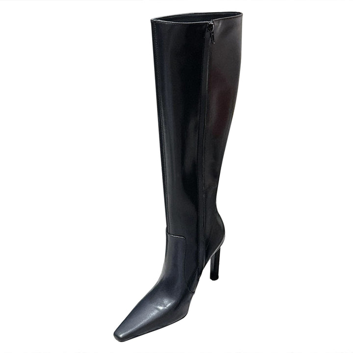 FAHIF Leather Knee High Boots