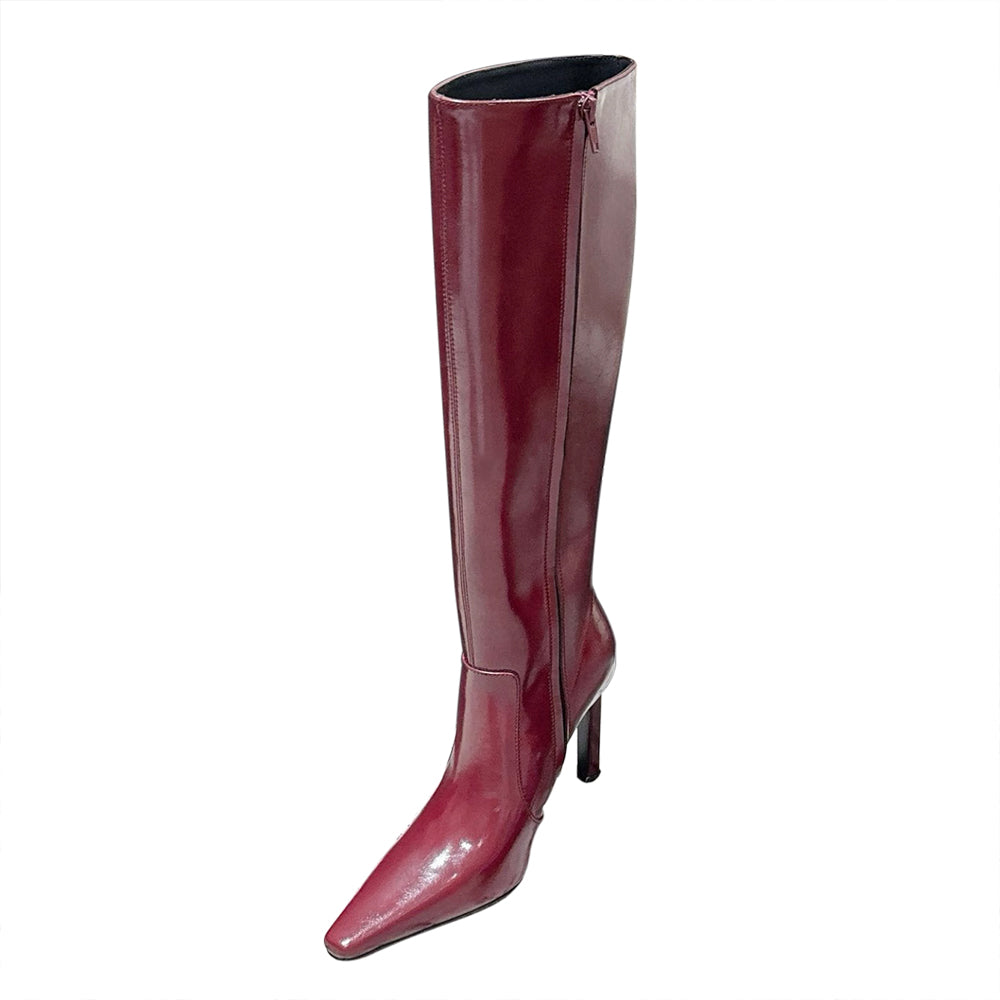 FAHIF Leather Knee High Boots