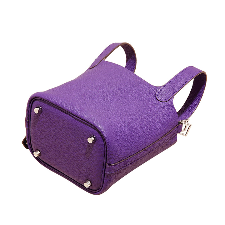 LCZIH Leather Bucket Bag - Small