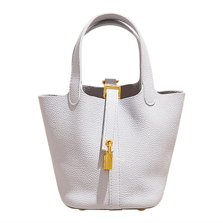 LCZIH Leather Bucket Bag - Small