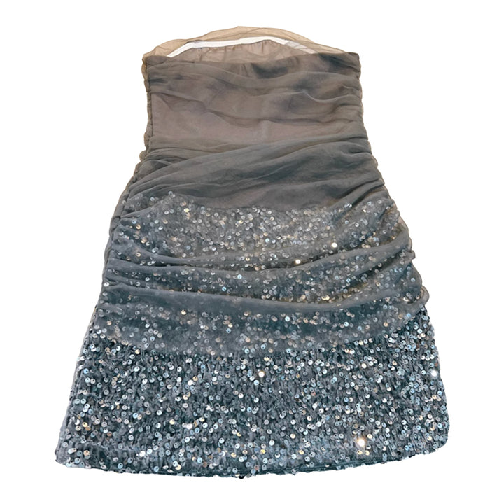 MOIPU Tube Mini Evening Dress Gown