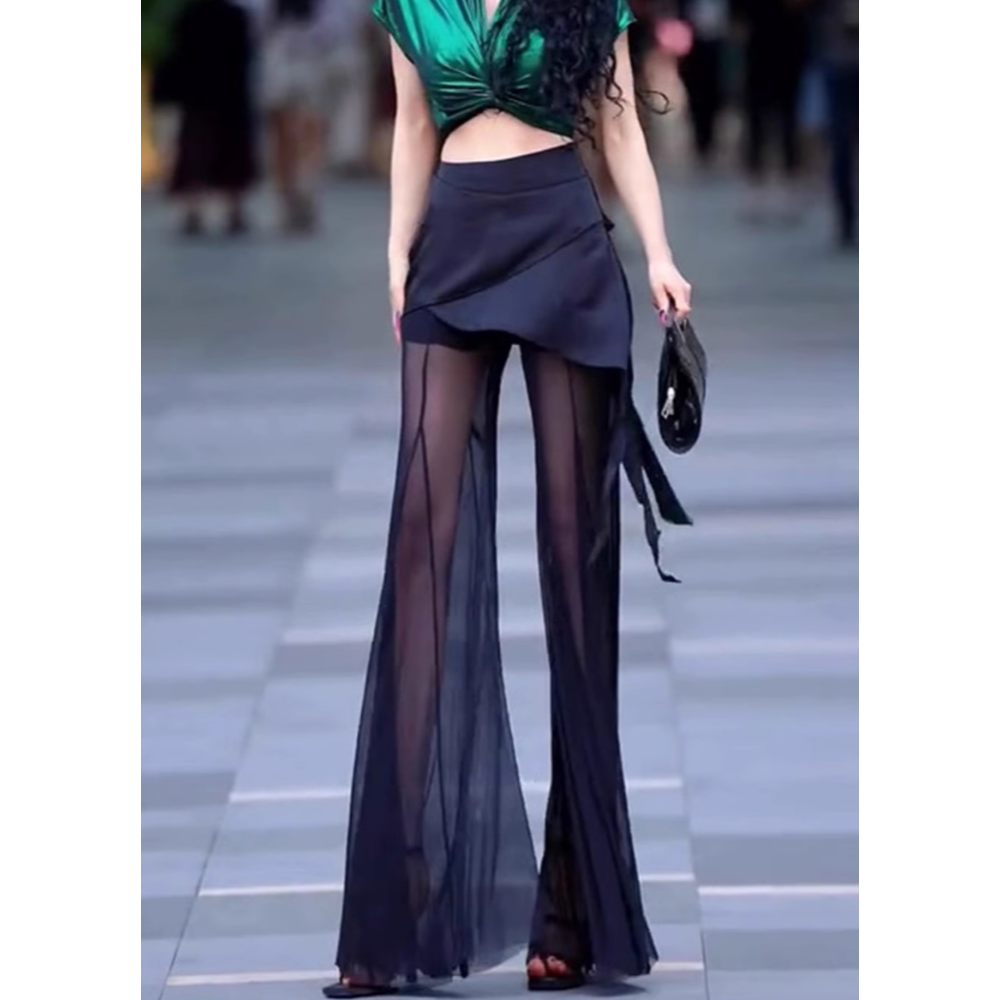 SANQU Irregular Wide Leg Pants