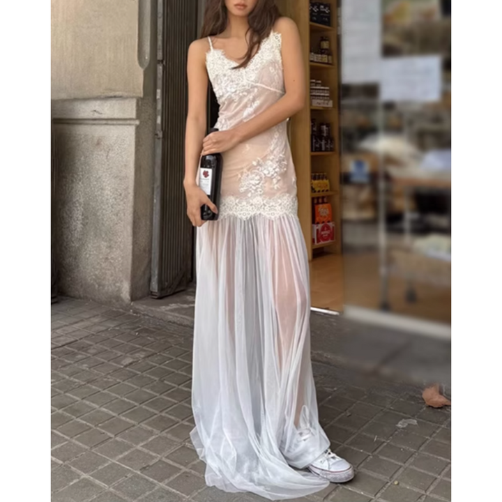 BOSTO Slip Maxi Evening Dress Gown