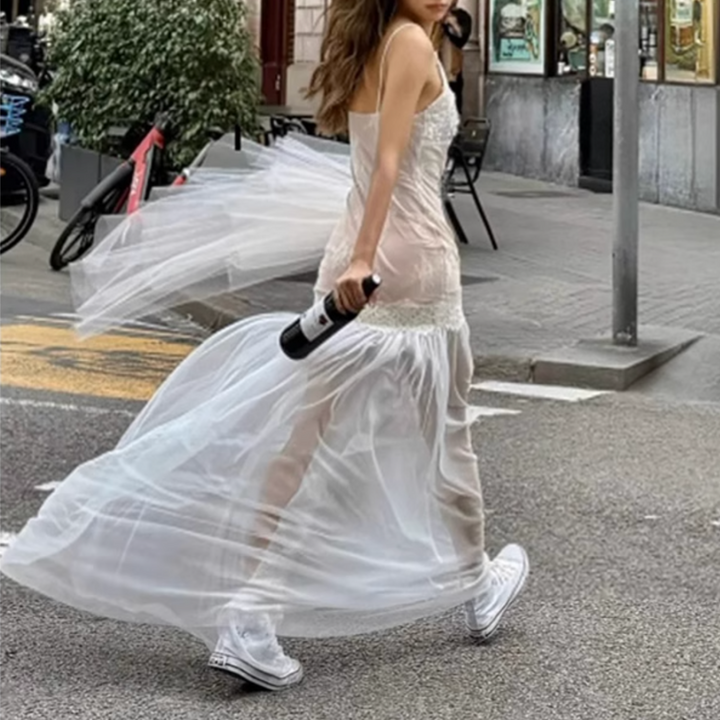 BOSTO Slip Maxi Evening Dress Gown