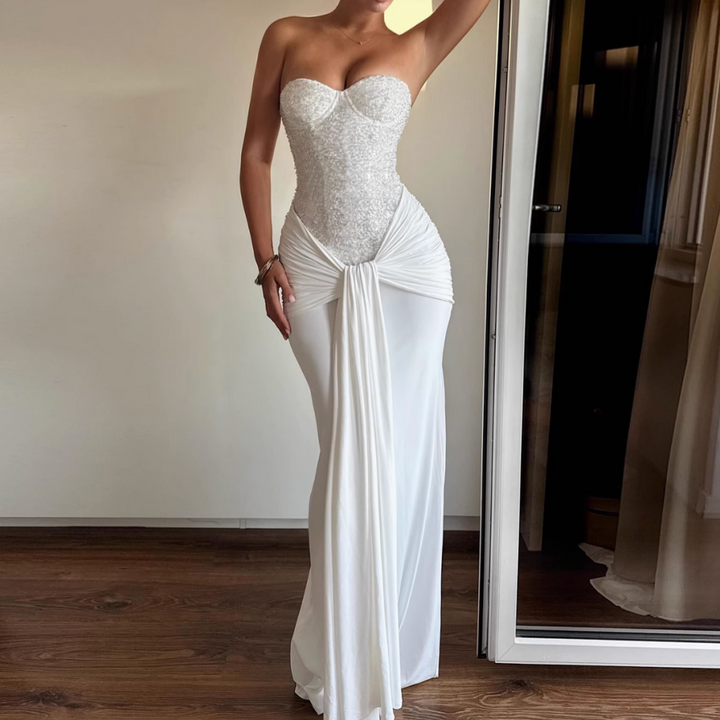 YOIAN Tube Evening Dress Gown