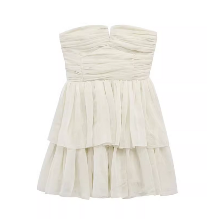 DICEN Tube Mini Evening Dress Gown