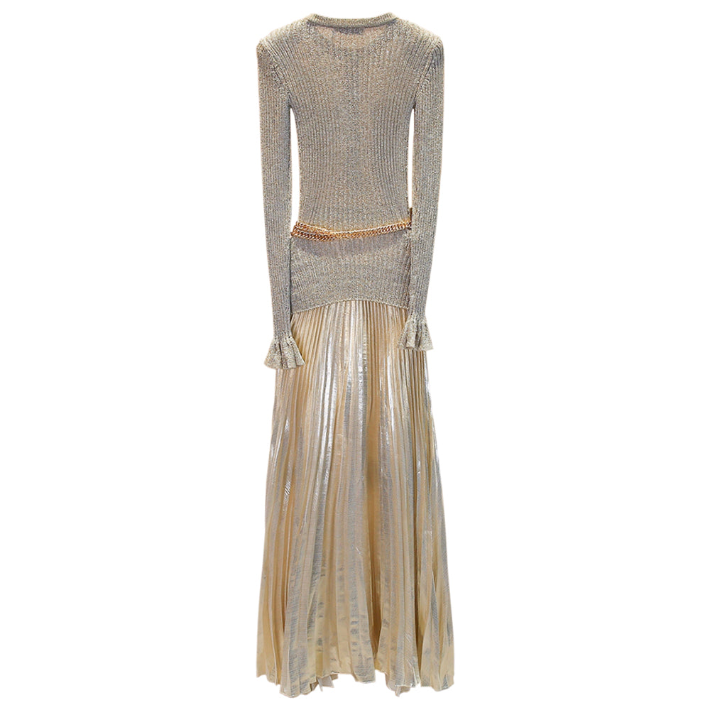 ZHHOU Long Sleeves Evening Dress Gown