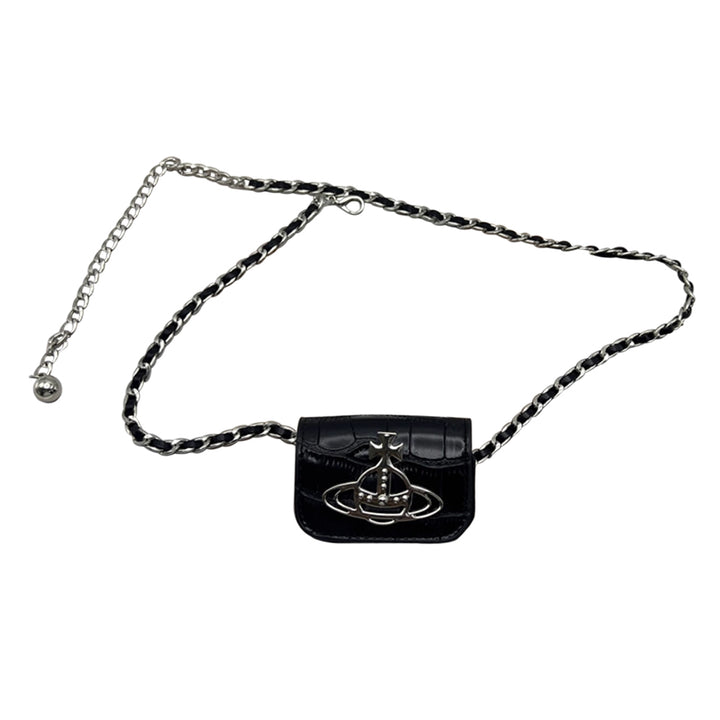 PXIQU Stone Grain Leather Waist Belt Bag