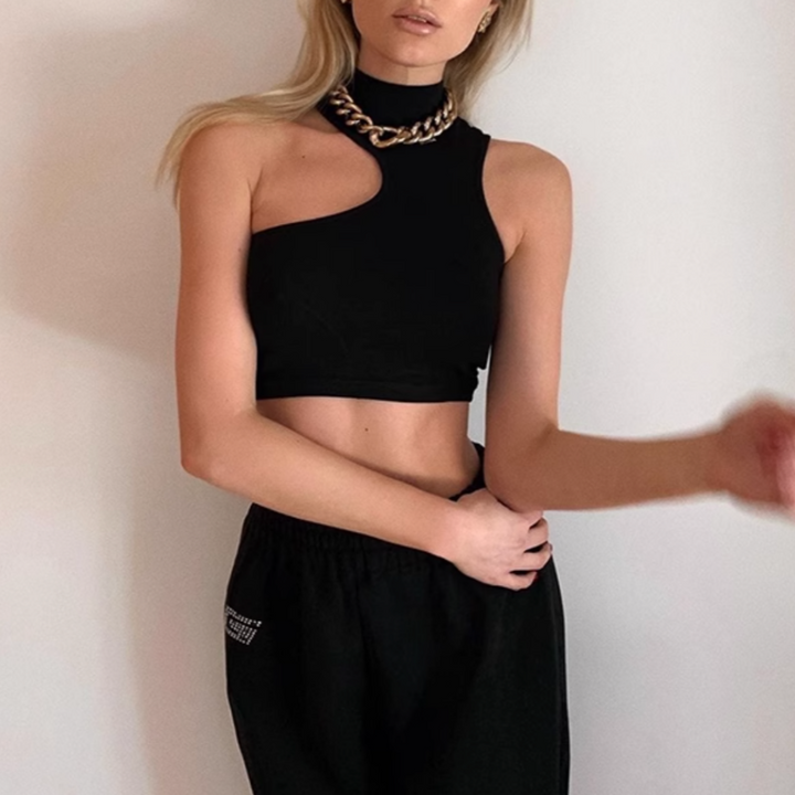 GOJIU Irregular Cropped Top