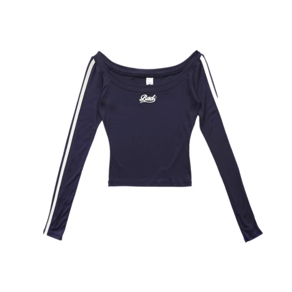 MESID Off-Shoulder Long Sleeves Top