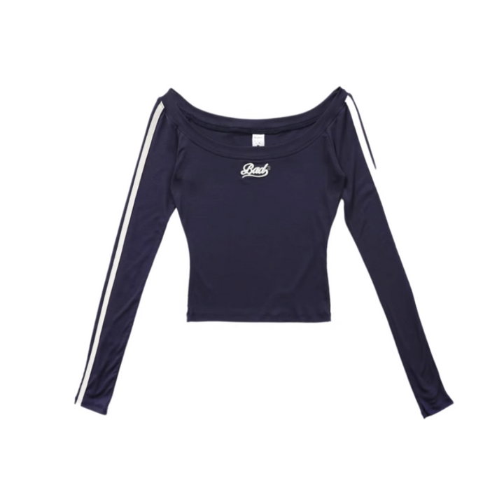 MESID Off-Shoulder Long Sleeves Top