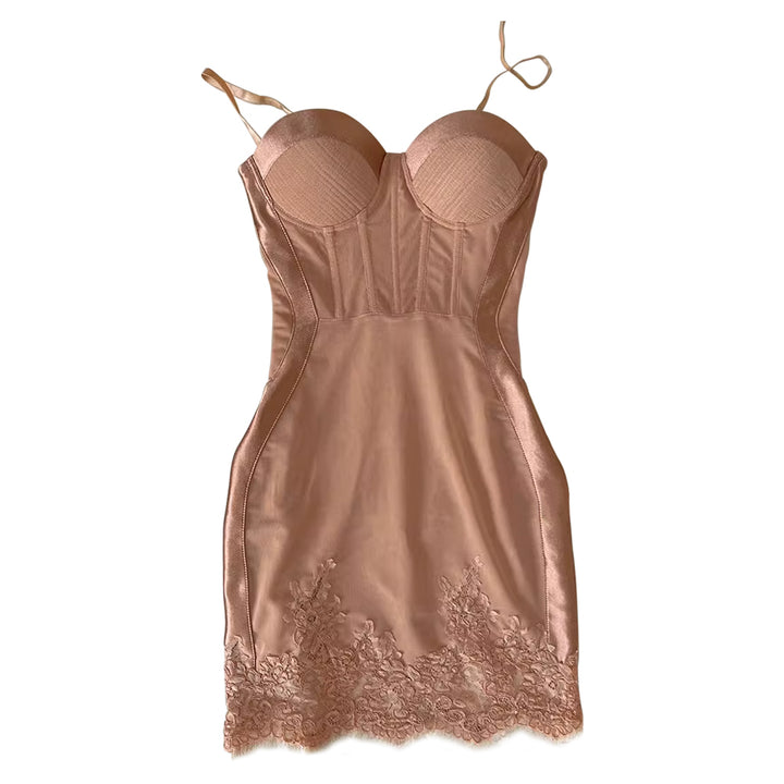 YUGUT Slip Mini Evening Dress Gown