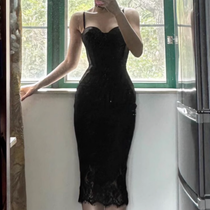 YUGUT Slip Evening Dress Gown