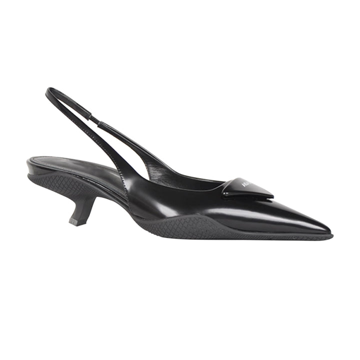 MAGME Pointed Toe Kitten Heel Sandals