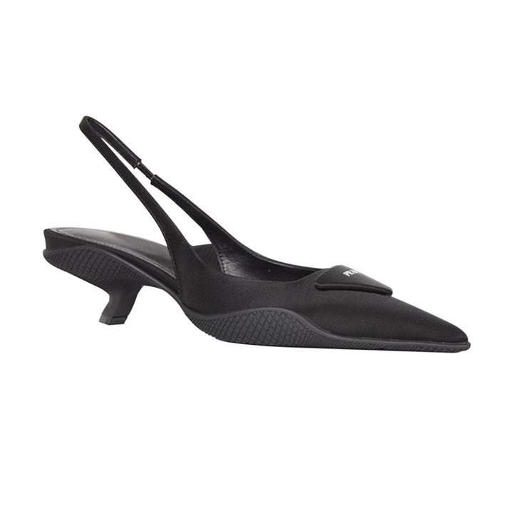 MAGME Pointed Toe Kitten Heel Sandals