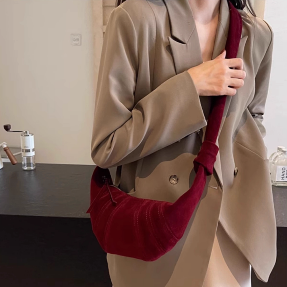 NUJIO Suede Cross Body Bag - Small