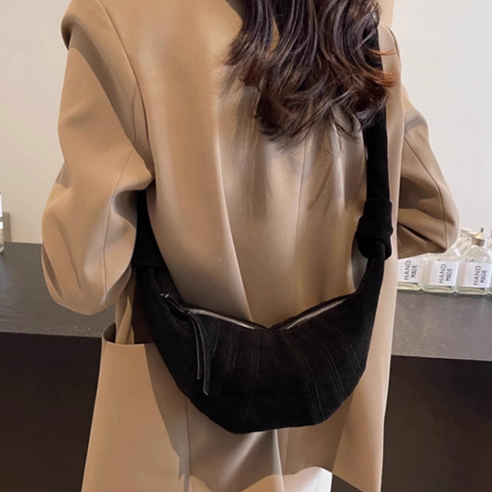 NUJIO Suede Cross Body Bag - Small