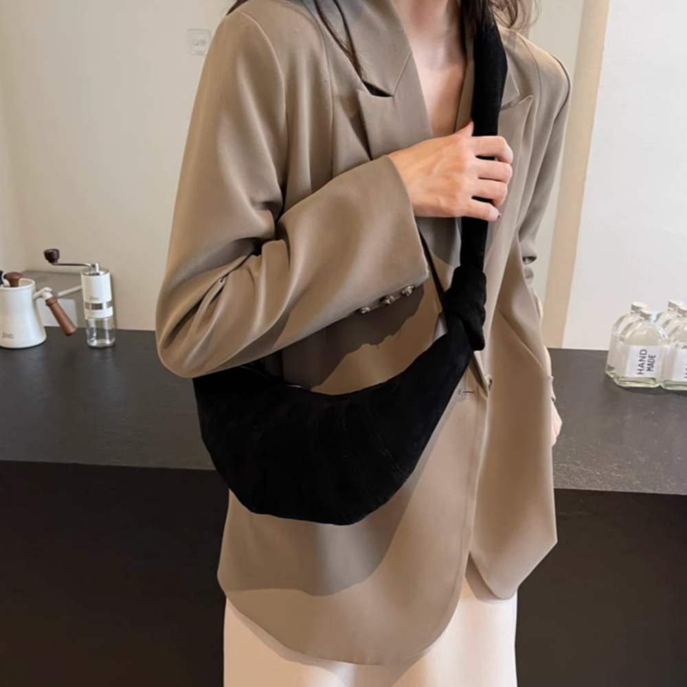 NUJIO Suede Cross Body Bag - Small