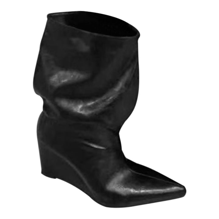 DELOG Wedged Heel Ankle Boots