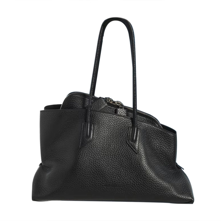 DARLN Lychee Leather Tote Bag - Large