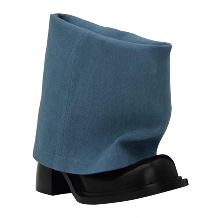 YUNTO Leather Ankle Boots