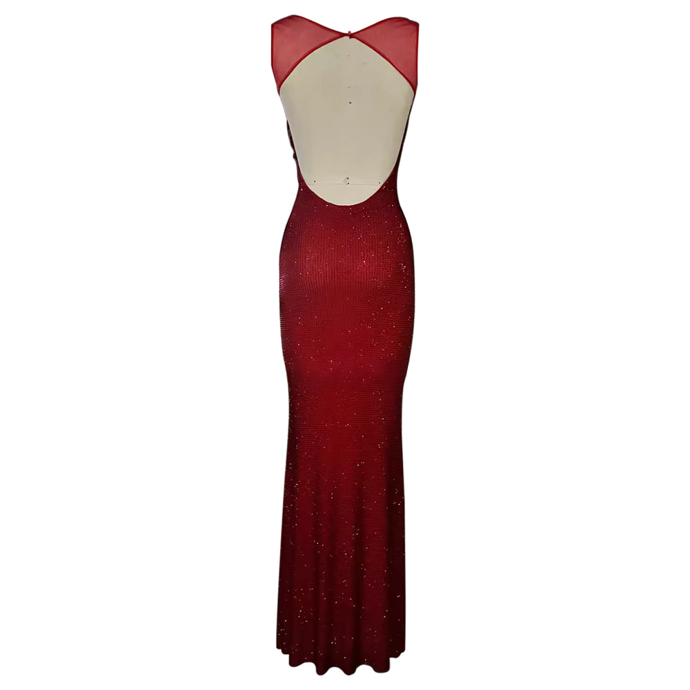 TNZUA Slip Evening Dress Gown