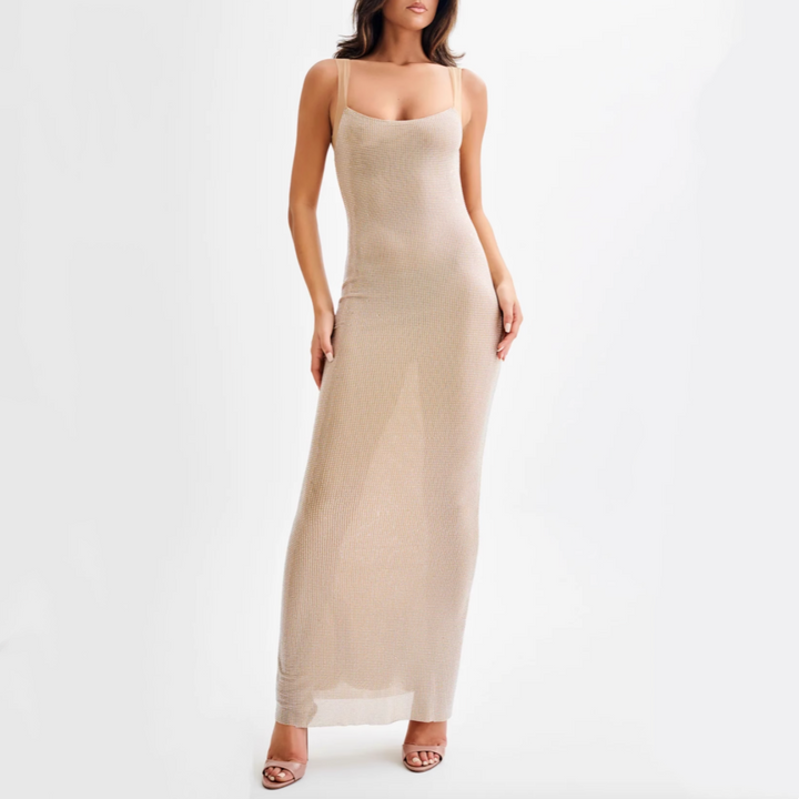 TNZUA Slip Evening Dress Gown