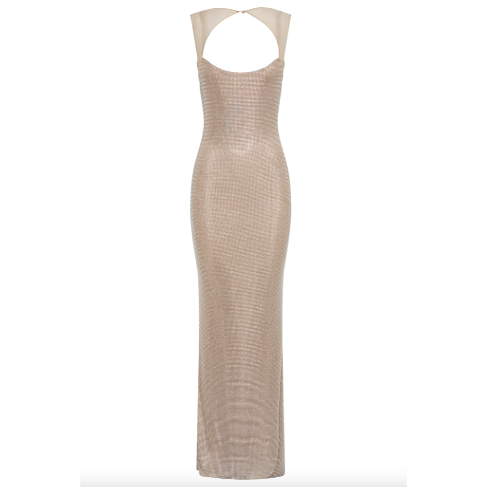 TNZUA Slip Evening Dress Gown