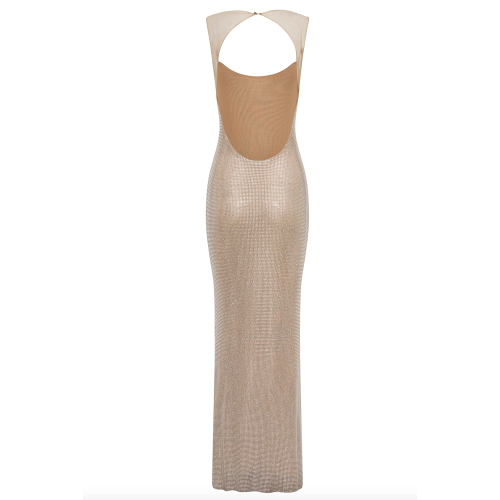 TNZUA Slip Evening Dress Gown