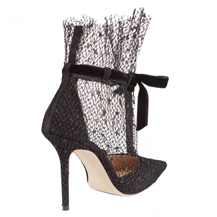 TOQUI Lace-up High Heel Pumps - 10cm