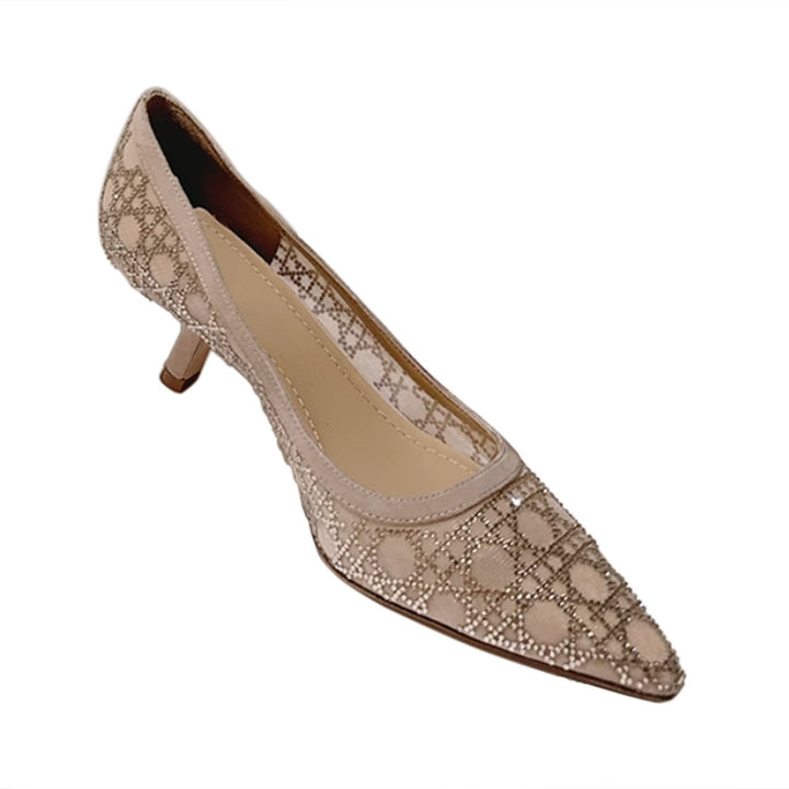 FAHMY Kitten Heel Pumps